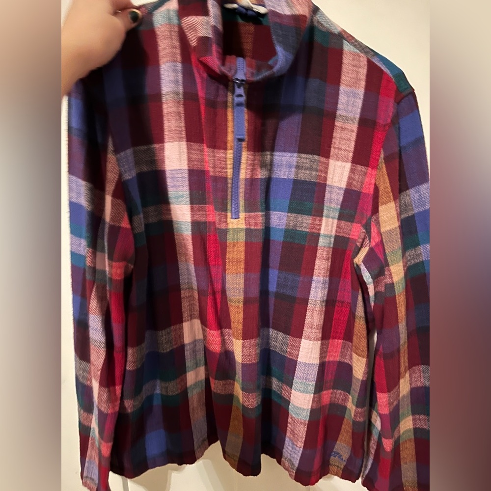 COPY - Half zip ll bean flannel
